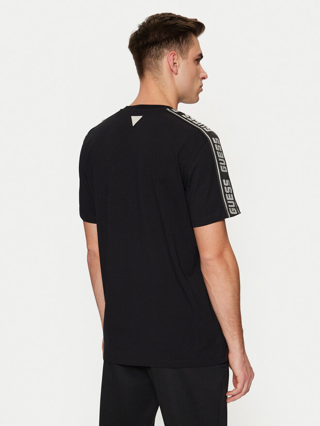 Guess Guess Marškinėliai Arlo Z4GI18 J1314 Juoda Regular Fit