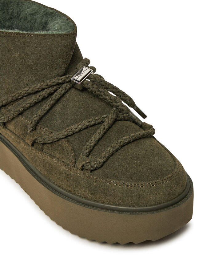 Inuikii Śniegowce Inuikii Classic Low Platform 75204-004 Khaki