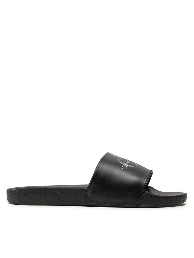 Black calvin klein sliders clearance
