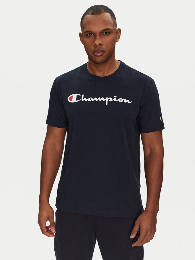Champion Champion Marškinėliai 220256 Tamsiai mėlyna Standard Fit