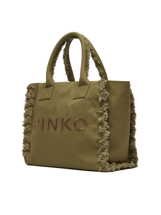 PINKO Taška PINKO Beach Shopping PE 24 PLTT 100782 A1WQ Zelená