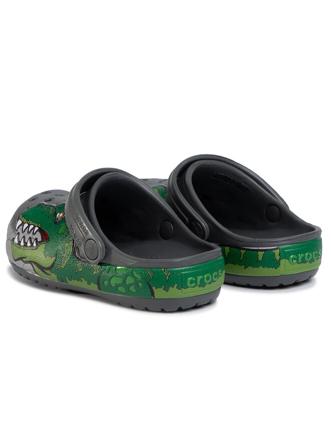 Crocs Iešļūcenes Crocs Fl Dino Band Lights Cg K 206157 Pelēks