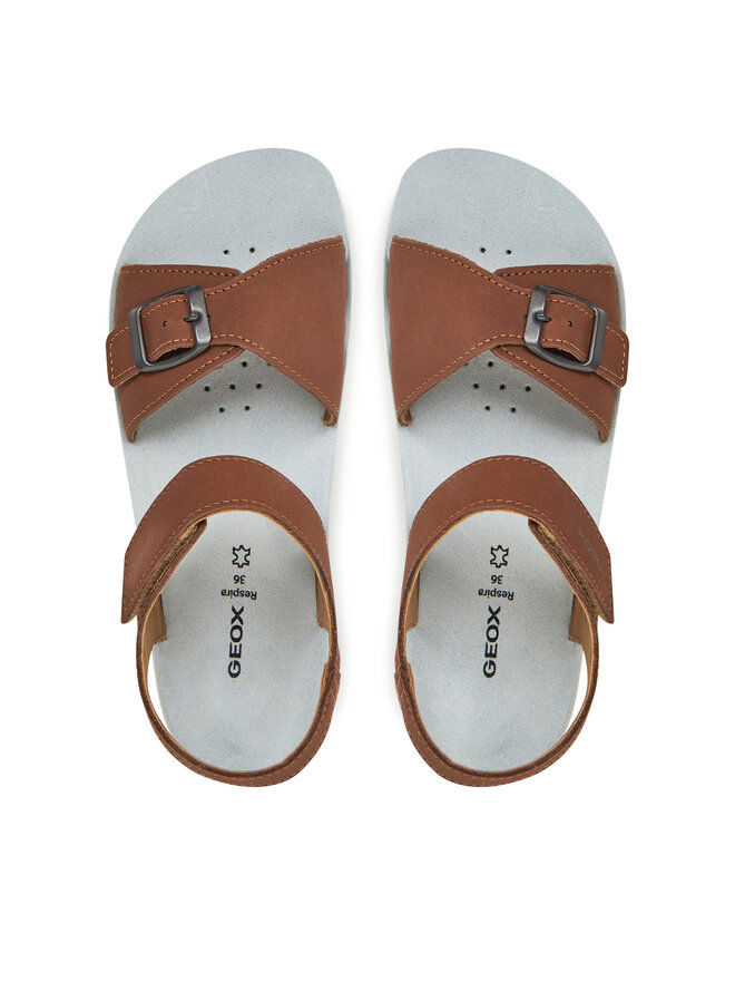 Geox Sandali Geox J Lightfloppy J45GQD 32 C6777 S Rjava