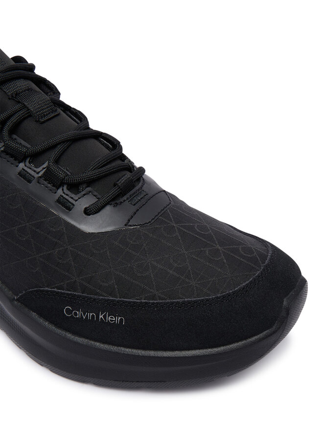 Calvin Klein Sneakers Calvin Klein Light Eva Runn Laceup Aop HM0HM02343 Schwarz