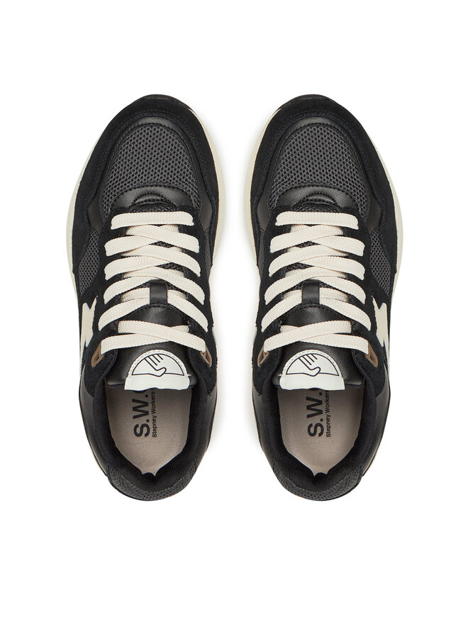 S.W.C Stepney Workers Club Sneakers S.W.C Stepney Workers Club Amiel S-Strike YP01115 Schwarz