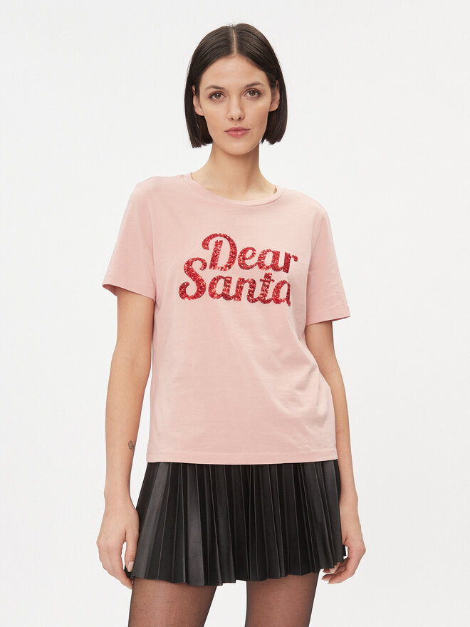 Vila Vila Camiseta 14090227 Rosa Regular Fit