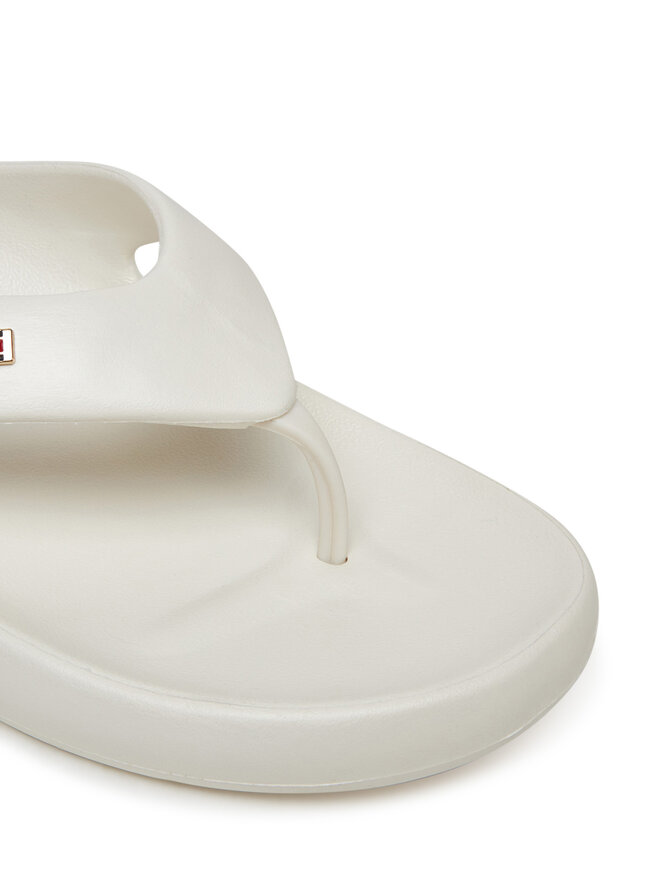 Tommy Hilfiger Čības uz pirksta Tommy Hilfiger Th Comfort Beach Sandal FW0FW08522 Balts
