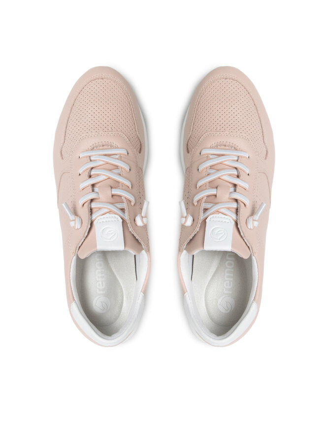 Remonte D3100 Sneakers voor dames, Pebble Offwhite schelp 60, 38 EU