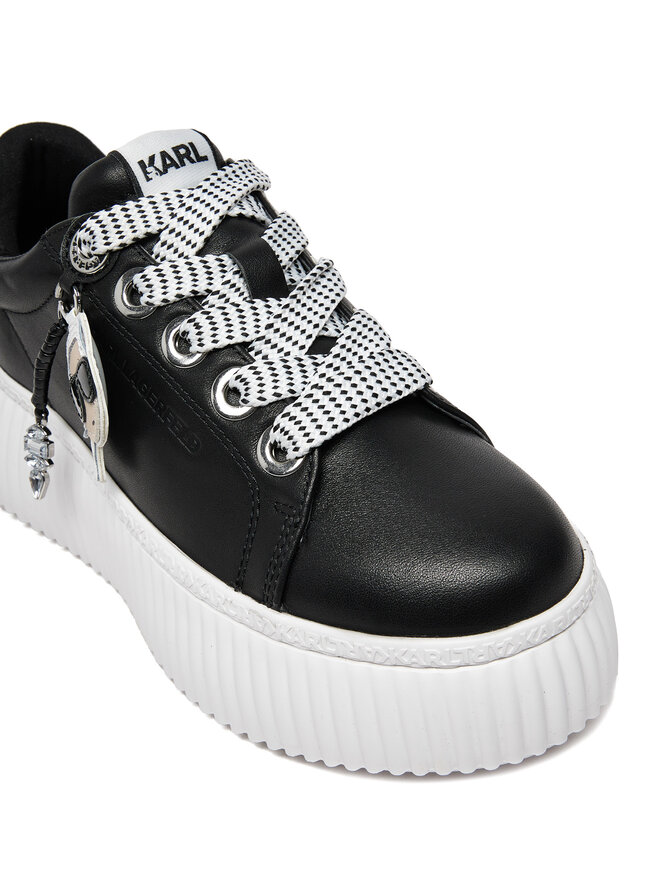 KARL LAGERFELD Tenisice KARL LAGERFELD Krepper Lo KL42376T Crna