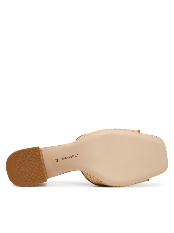 KARL LAGERFELD Pantoletten KARL LAGERFELD Plaza II KL32400A Braun