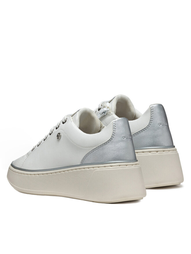 Geox Sneakersy Geox D Sunnetty D55YHA 054AJ C0007 Bílá