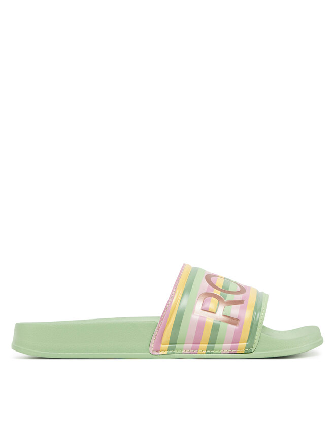 Roxy Klapki Roxy ARJL100679 Zielony