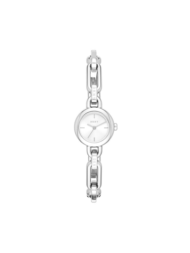 DKNY Zegarek DKNY Round Uptown NY2913 Srebrny