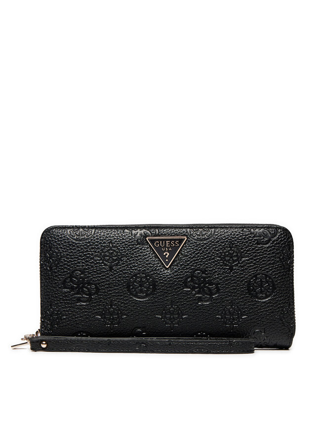 Guess Голям дамски портфейл Guess SWPG93 49146 Черен