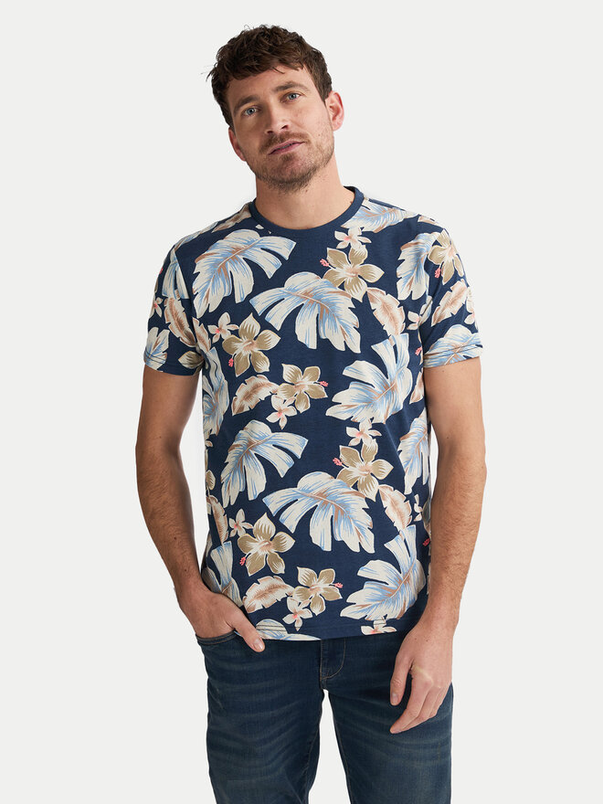 Petrol Industries Petrol Industries Camiseta M-1050-TSR655 Azul marino Regular Fit