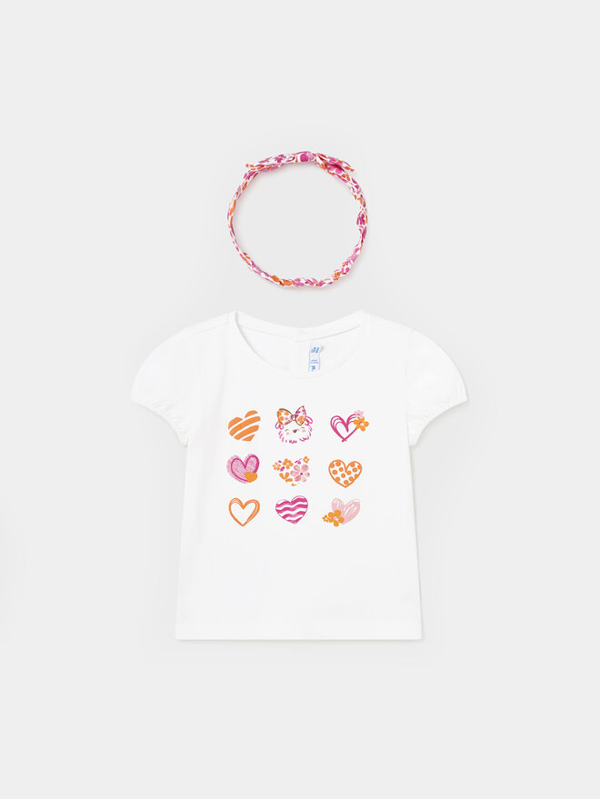 Mayoral Mayoral Camiseta 1007 Blanco Regular Fit