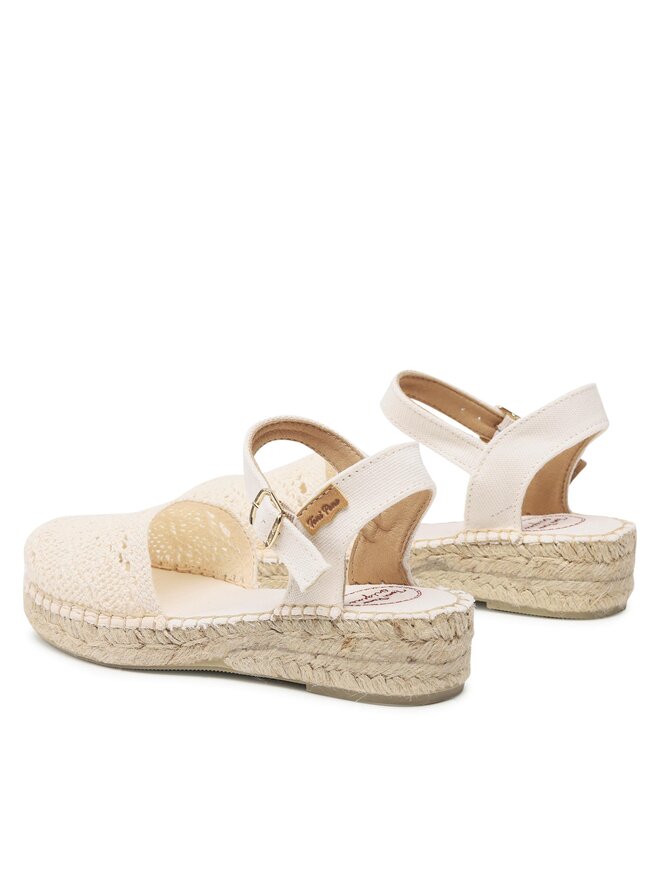 Toni Pons Espadrilky Toni Pons Eulalia Écru