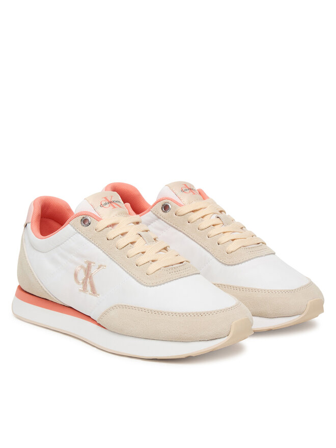 Calvin Klein Sneakers Calvin Klein Retro Runner Lace Up YW0YW01990 Weiß