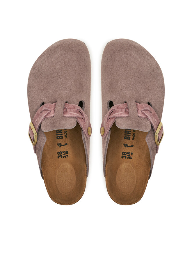Birkenstock Papucs Birkenstock Boston Braided 1029122 Rózsaszín