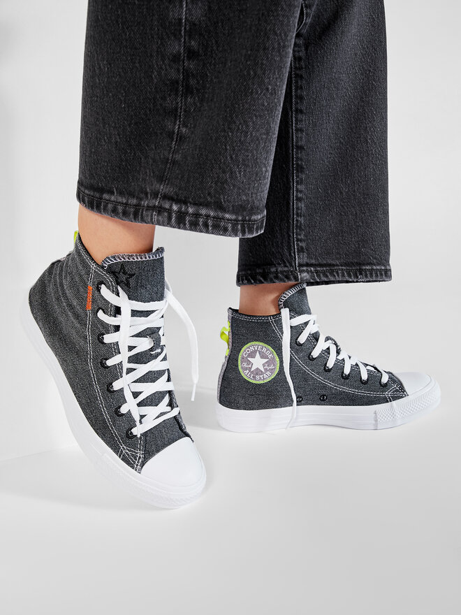 Bambas Converse Ctas Hi 168595C Gris zapatos.es
