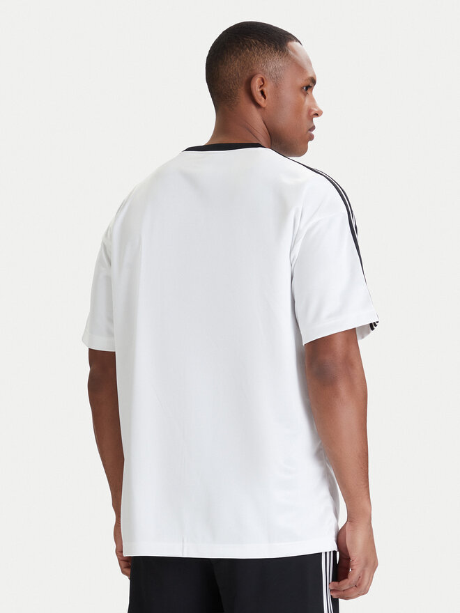 adidas adidas T-Shirt adicolor Jacquard KD5829 Weiß Loose Fit