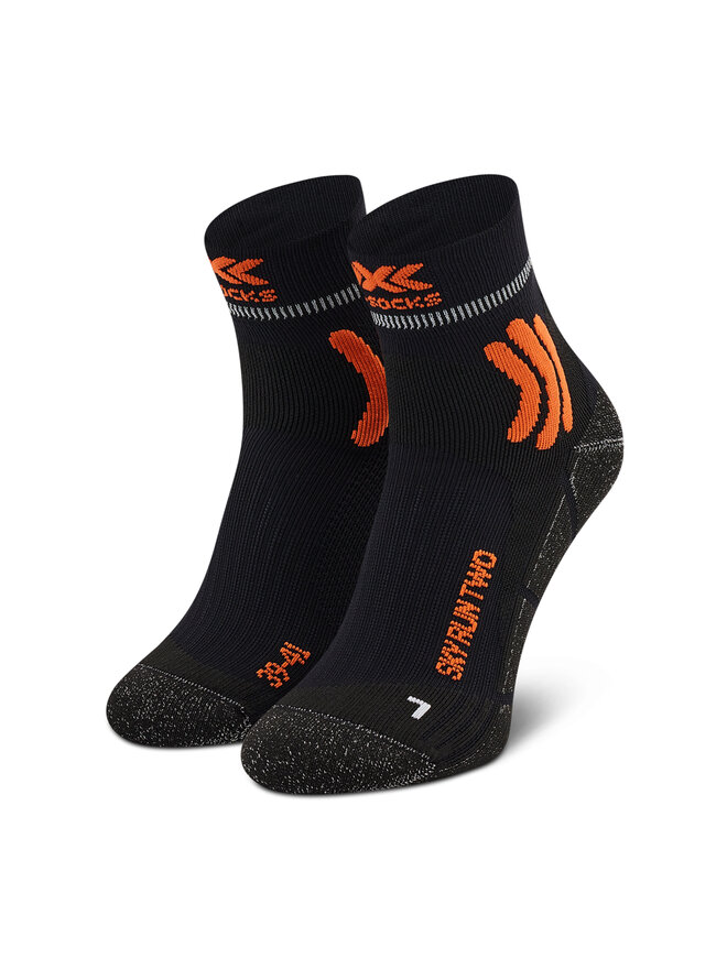 X-Socks Hosszú férfi zokni X-Socks Sky Run Two XSRS14S19U Fekete