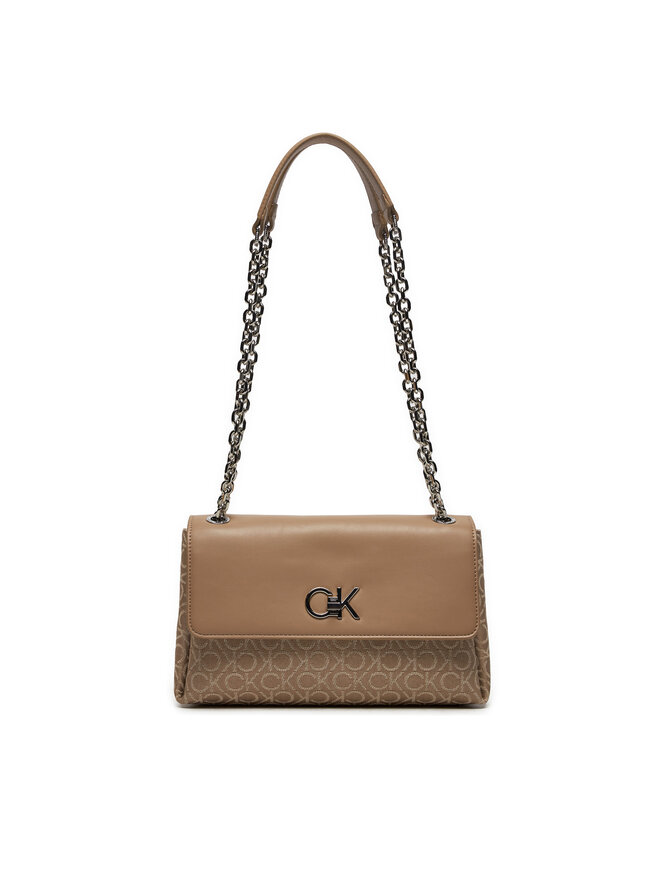 Calvin Klein Сумка Calvin Klein Re-Lock Conv Shoulder Bag_Jqc K60K612641 Бежевий