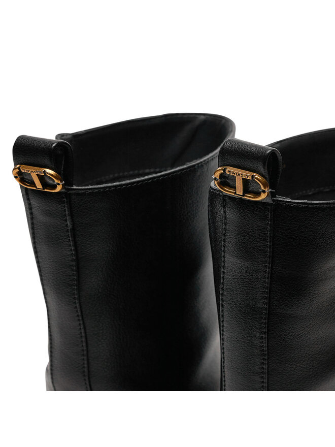 TWINSET Μποτάκια TWINSET 242TCP042 Μαύρο