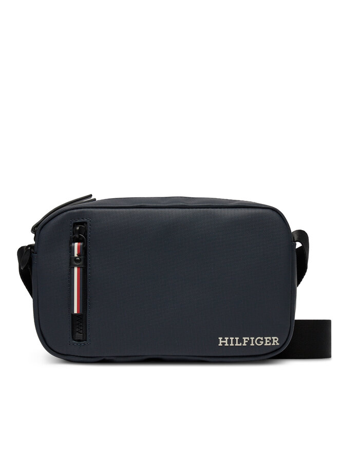 Tommy Hilfiger Τσαντάκι Tommy Hilfiger Th Pique Ew Reporter AM0AM11780 Σκούρο μπλε