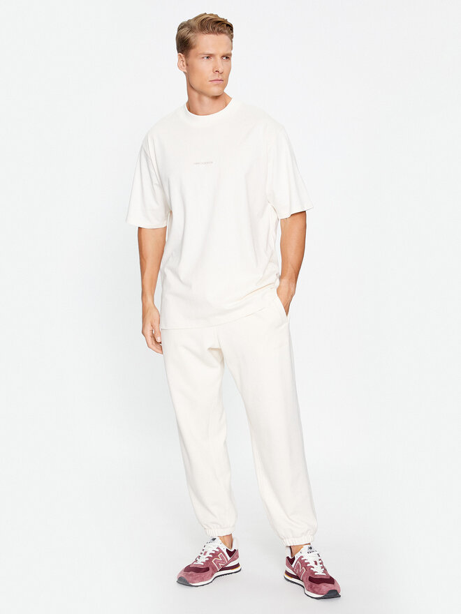 New Balance New Balance T-Shirt Athletics Linear T-Shirt MT33560 Μπεζ Regular Fit