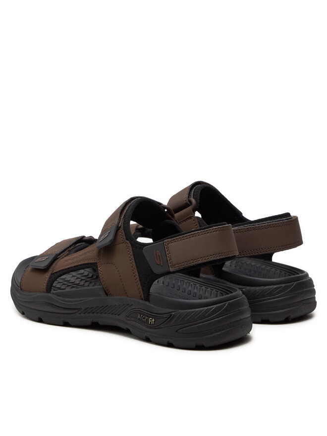 Sandali skechers marrone online