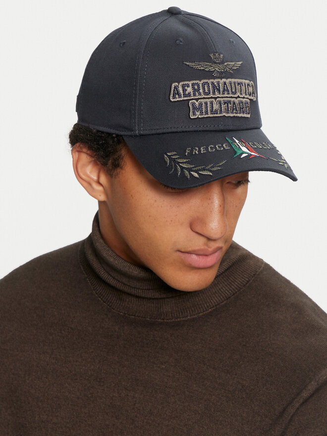 Aeronautica Militare Czapka z daszkiem Aeronautica Militare 242HA1104CT2261 Granatowy