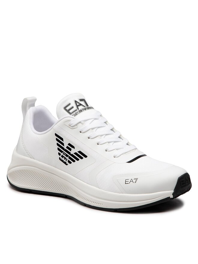 Zapatillas Armani Exchange Mujer Zapatillas Emporio Armani Con Detalles  Termoformados Para Mujer Blancas Y De Cuero Zapatillas Emporio Armani  Mujer