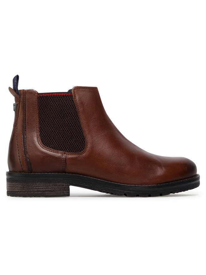 Wrangler Kotníková obuv s elastickým prvkem Wrangler Boogie Chelsea WM02005A Hnědá