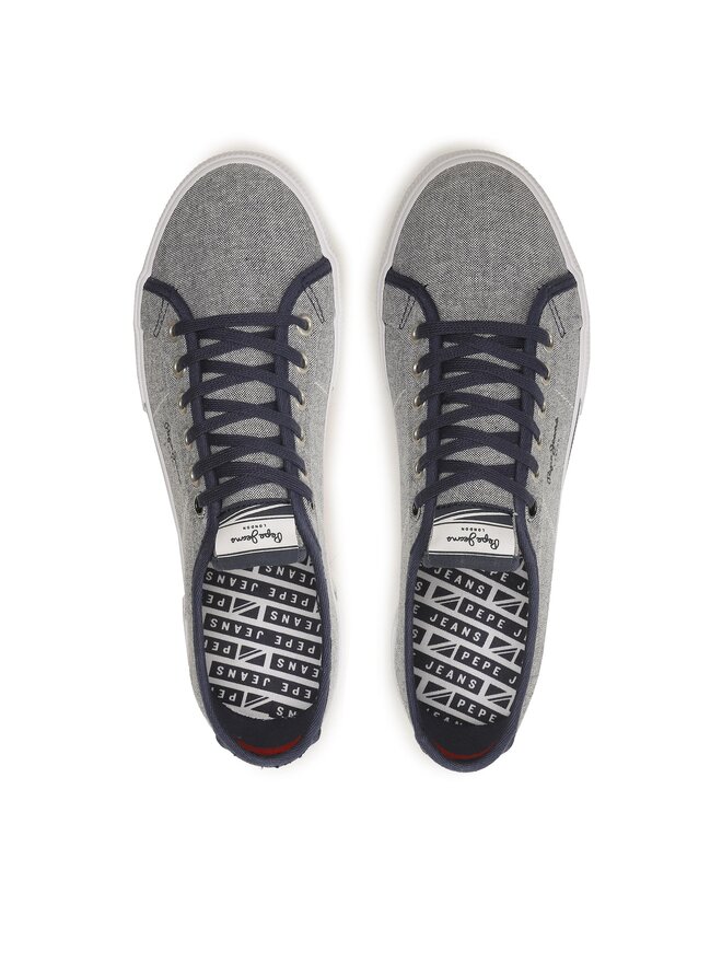 Pepe Jeans Tenisky Pepe Jeans Brady Men Chambray PMS30817 Tmavomodrá
