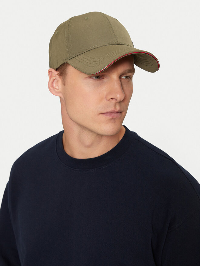 Tommy Hilfiger Șapcă Tommy Hilfiger Corp 6 Panel AM0AM13336 Verde