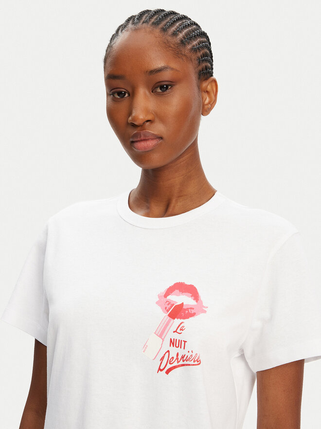 HUGO HUGO Camiseta Destrel_2 50544897 Blanco Relaxed Fit