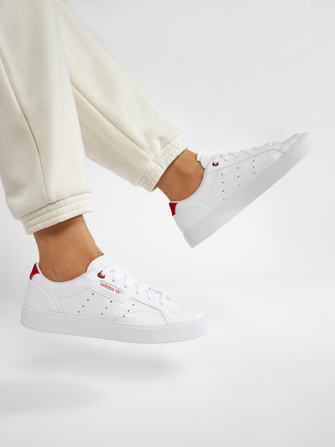 Снікерcи adidas Sleek W FZ1829 Білий | evzuttya.com.ua