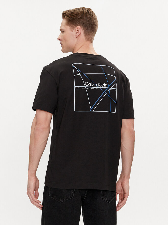 Calvin Klein Calvin Klein T-Shirt Linear Back Logo K10K112486 Μαύρο Regular Fit