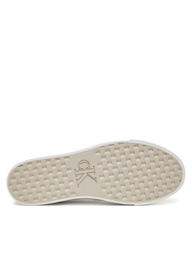 Calvin Klein Jeans Sneakers Calvin Klein Jeans Vulc Flatform Low Cv Mix Mg YW0YW01770 Beige