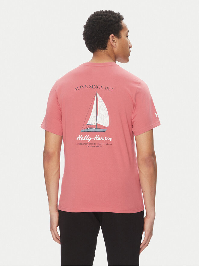Helly Hansen Helly Hansen Majica Shoreline 54601 Rdeča Regular Fit