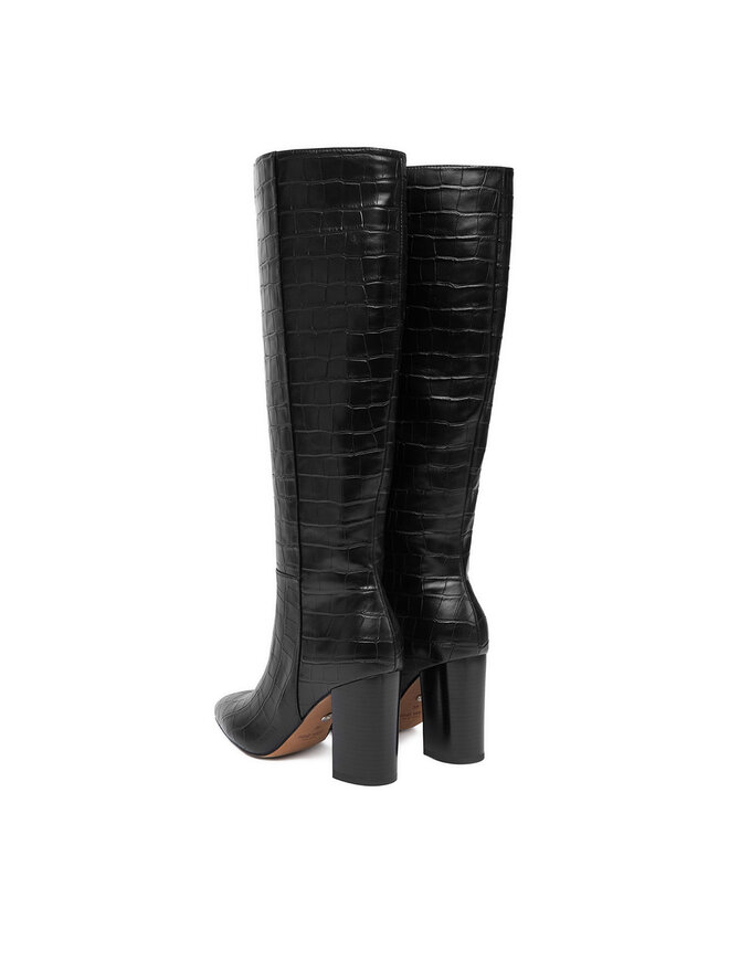 Nine West Kozaki Nine West CEO-RASHAAD-01 Czarny