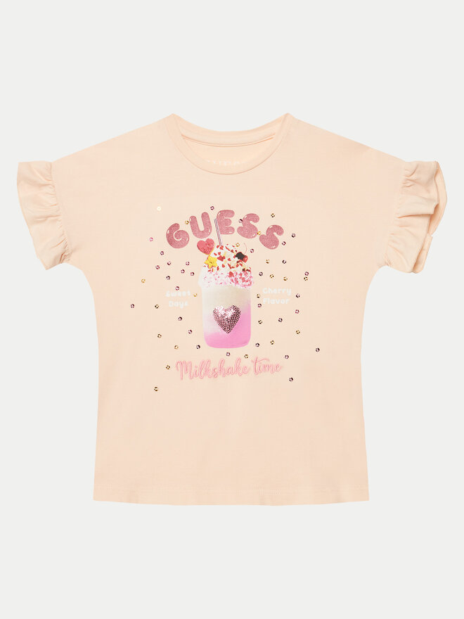 Guess Guess Camiseta K5GI02 K6YW4 Rosa Regular Fit
