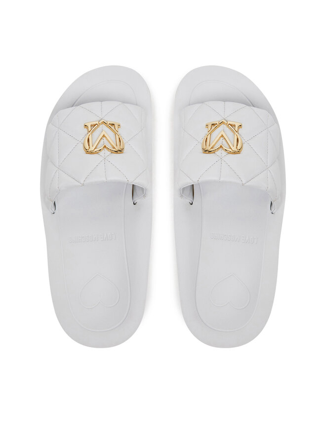 LOVE MOSCHINO Шльопанці LOVE MOSCHINO JA28014I1MIE0100 Білий