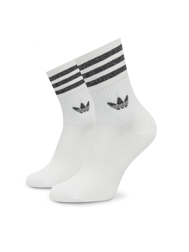 adidas 2 pár hosszú szárú női zokni adidas Glt Crew HC9561 Fehér