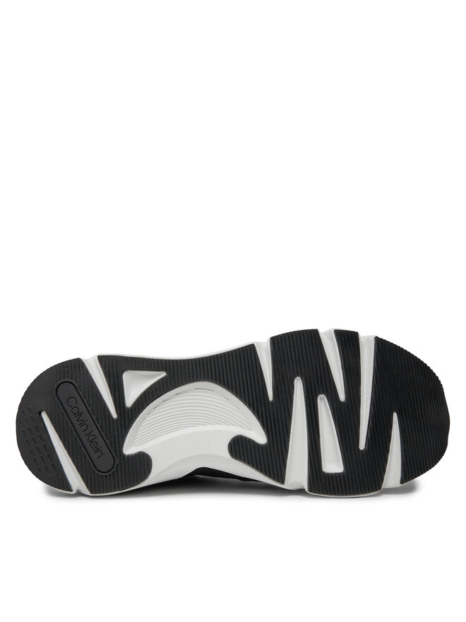 Calvin Klein Снікерcи Calvin Klein Low Top Lace Up Lth HM0HM00317 Чорний
