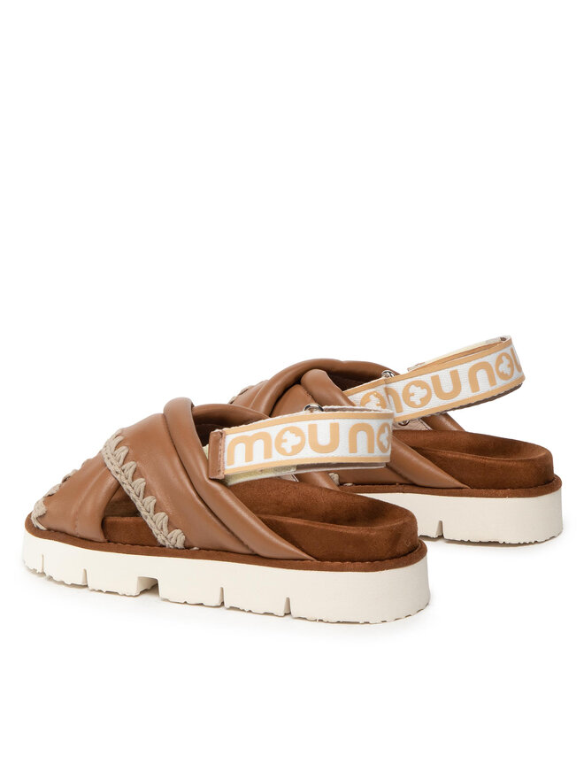 Mou Сандали Mou New Bio # 03 Criss-Cross Upper SW461004C Кафяв