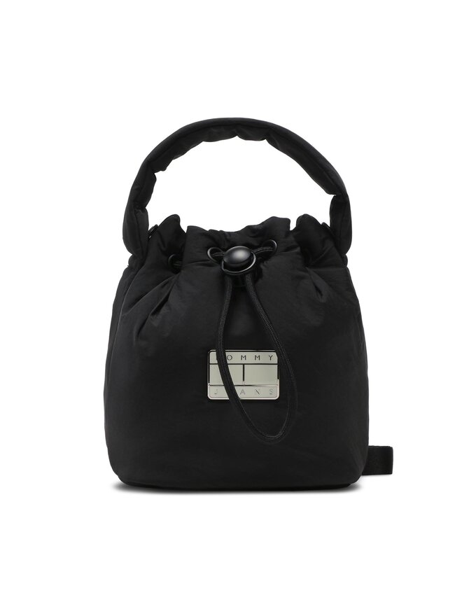 Tommy Jeans Сумка Tommy Jeans Tjw Hype Conscious Bucket Bag AW0AW14142 Чорний