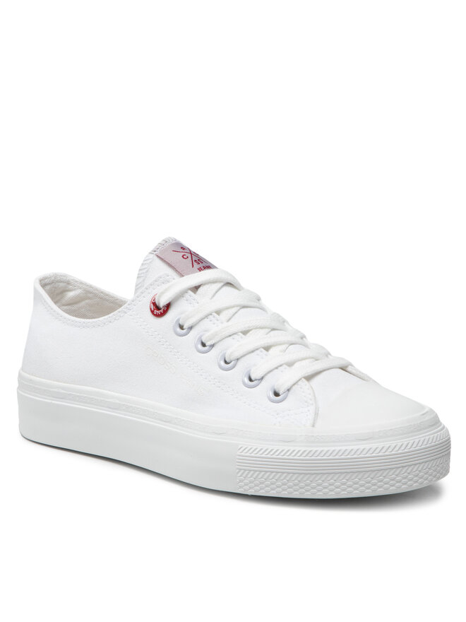 Cross Jeans Sneakers aus Stoff Cross Jeans JJ2R4017C Weiß
