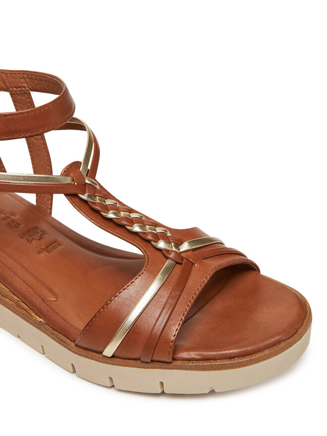 Tamaris Sandały Tamaris 1-28256-44 Brązowy